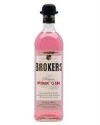 Brokers Premium Pink Gin fra England